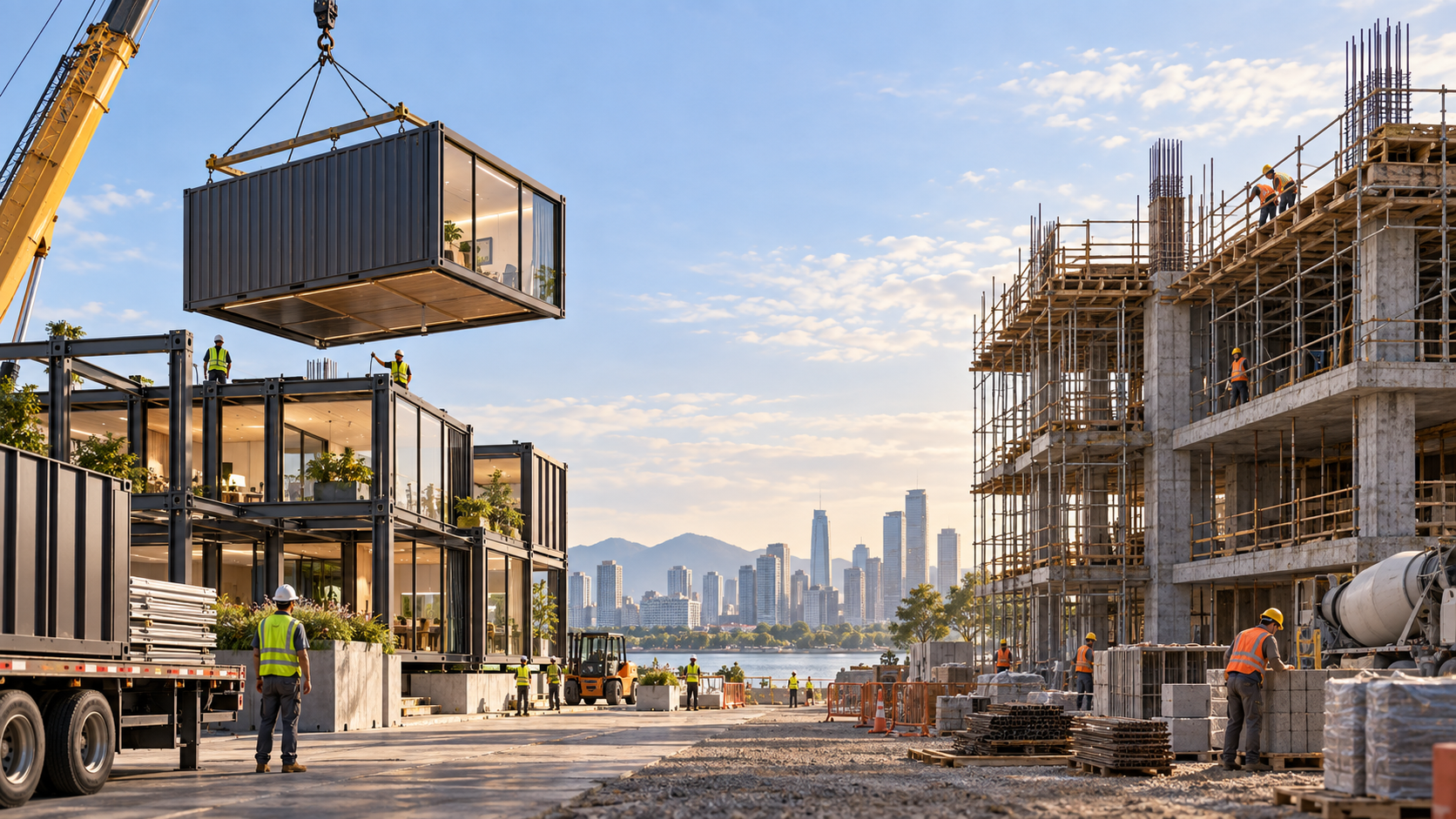 模块化建筑和传统建筑有什么区别？装配式建筑优势全面解析